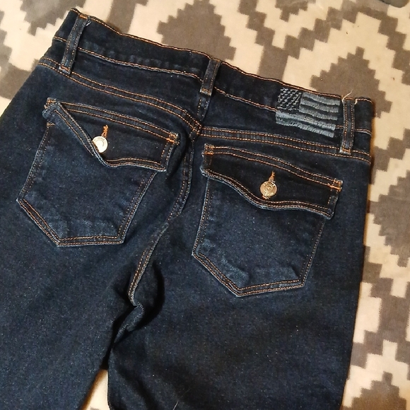 REVICE Dark Blue Women's Boot Cut Jeans - Picture 3 of 4